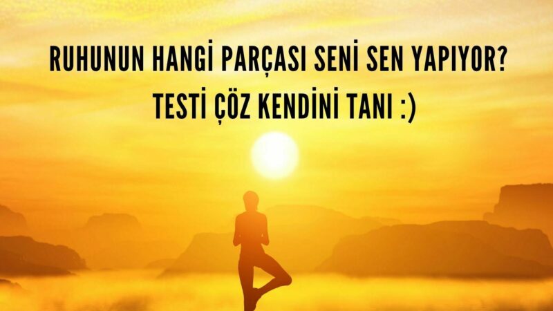 RUHUNUN HANGİ PARÇASI SENİ SEN YAPIYOR?  TESTİ ÇÖZ KENDİNİ TANI