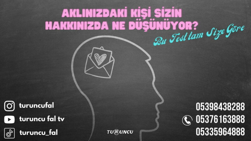 Aklınızdaki Kişi Sizin Hakkınızda Ne Düşünüyor?