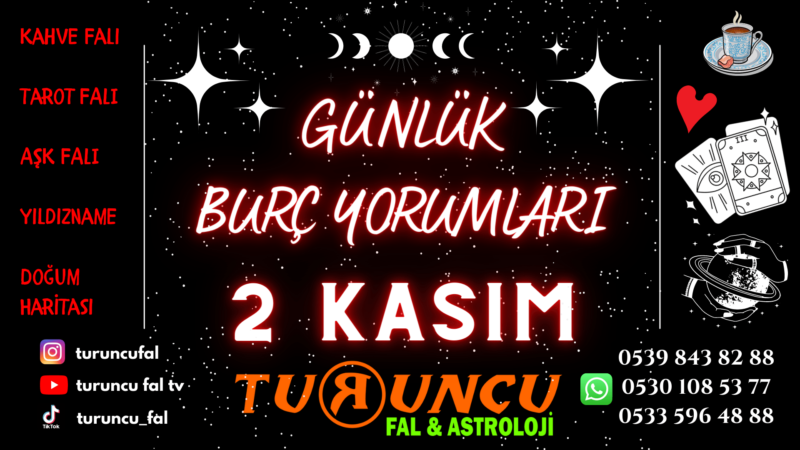 Günlük Burç Yorumları 2 Kasım 2022