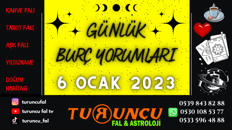 Günlük Burç Yorumları 6 Ocak 2023